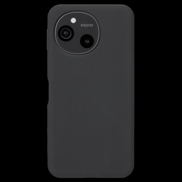 SHARP AQUOS sense10用 SHARP純正シリコンケース フルブラック XN