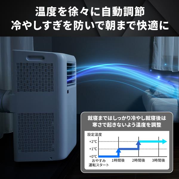 SHARP シャープ ポータブルクーラー〈2.1kw（50hz）/冷風・除湿・送風