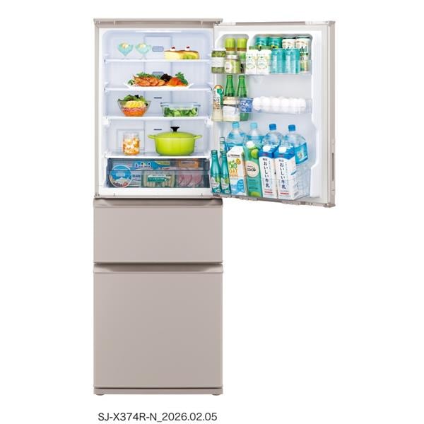 G244 送料設置無料  SHARP　大型冷蔵庫 3ドア　350L 楽天市場】sharp 冷蔵庫 350lの通販