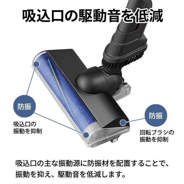 SHARP スティッククリーナー RACTIVE Air 紙パック式 EC-KR70A-B
