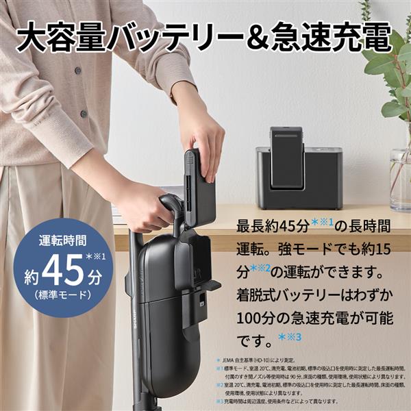SHARP スティッククリーナー RACTIVE Air 紙パック式 EC-KR70A-B