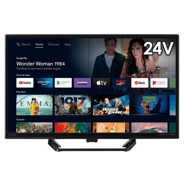 24V型チューナーレススマートTV androidTV ESD-24HD - テレビ