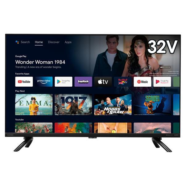 【ノジマオンライン限定特価】 チューナーレススマートTV【32V型/androidTV搭載/無線LAN内蔵/Bluetooth対応】 ESD-32FD