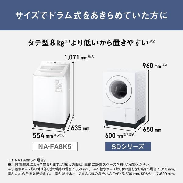 Panasonic ドラム式洗濯乾燥機 [豊富な洗濯コース/コンパクトビッグ