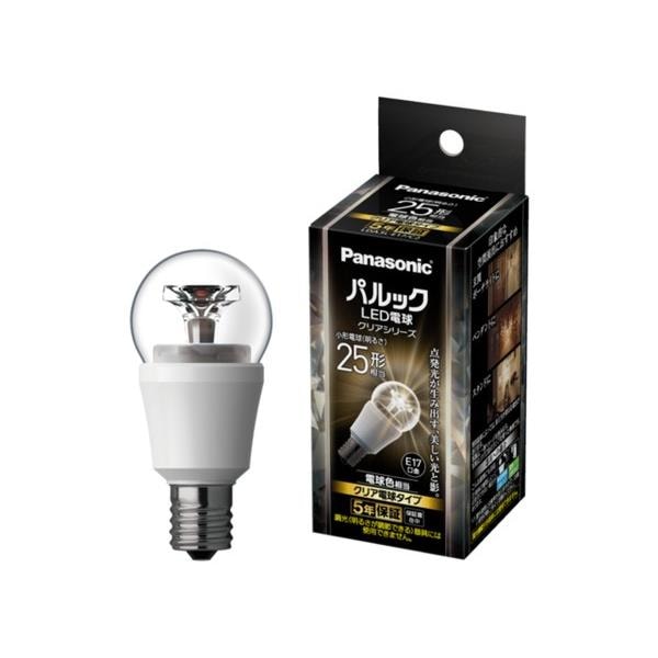 パナソニック パルックLED電球 クリアシリーズ 3.4W (電球色相当