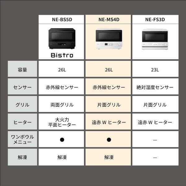 【管理KRD128】パナソニック 2013年 NE-M265 26L オーブンレンジ オーブンレンジ エレック ブラック NE-MS265-K [26L] Panasonic