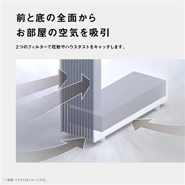 Panasonic 空気清浄機【適用畳数:空清31畳/ナノイーX(9.6兆 