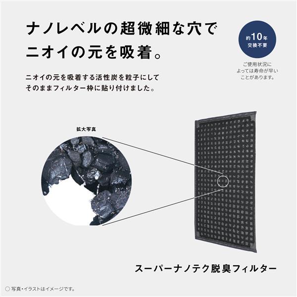 Panasonic 空気清浄機【適用畳数:空清27畳/ナノイー/清潔HEPA