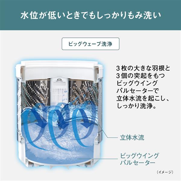 Panasonic 全自動洗濯機 ライトグレー NA-F5B5-H | ノジマオンライン Panasonic 全自動洗濯機 ライトグレー NA-F5B5-H | ノジマオンライン