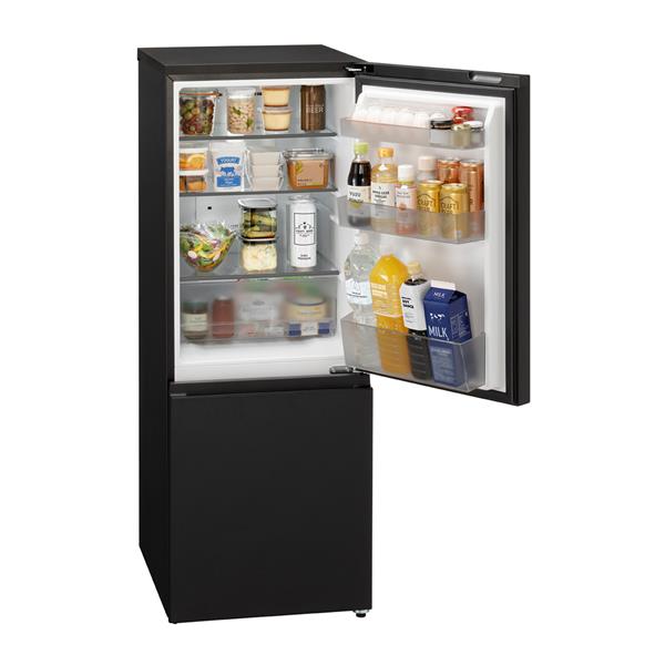 ブラック冷蔵庫 上段棚付き 4471 冷蔵庫上収納ラック タワー 1個 山崎実業 【通販モノタロウ】