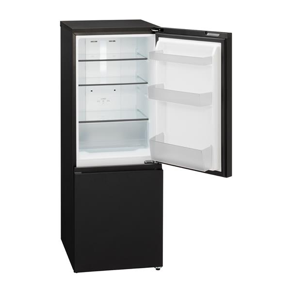 Panasonic 冷蔵庫 インバータ搭載 2ドア 右開き 180L マットブラック