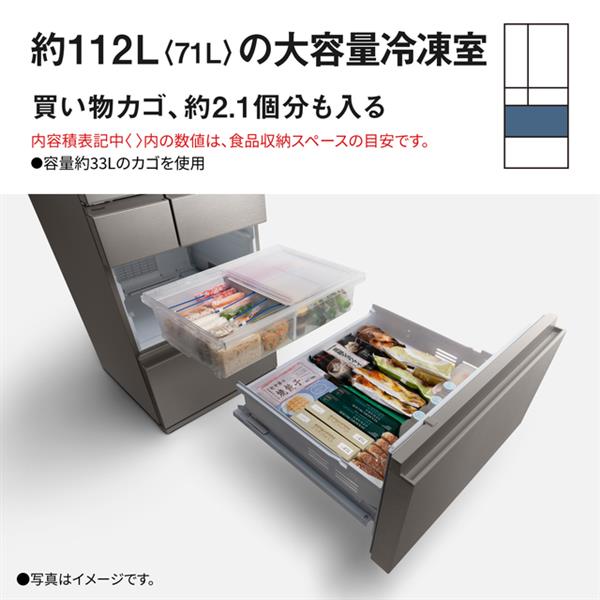 Panasonic 冷蔵庫 [全室ナノイーX][ハイグレードモデル]【6ドア