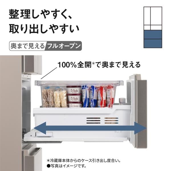 ◇大阪府神戸市配達料無料！5ヶ月保証◇パナソニック冷蔵庫550L◇ナノイーX搭載 パナソニック 冷蔵庫 冷蔵庫 551L ヘアラインシャンパン NR-F55HY2-N