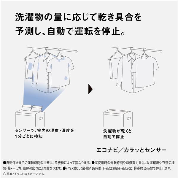 Panasonic 衣類乾燥除湿機【エコハイブリッド方式/～47畳/除湿量18.5L