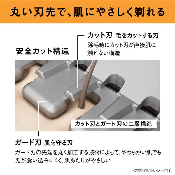 Panasonic ボディトリマー[充電式/全身/VIO/]ライトグレー ER-GK9A-H