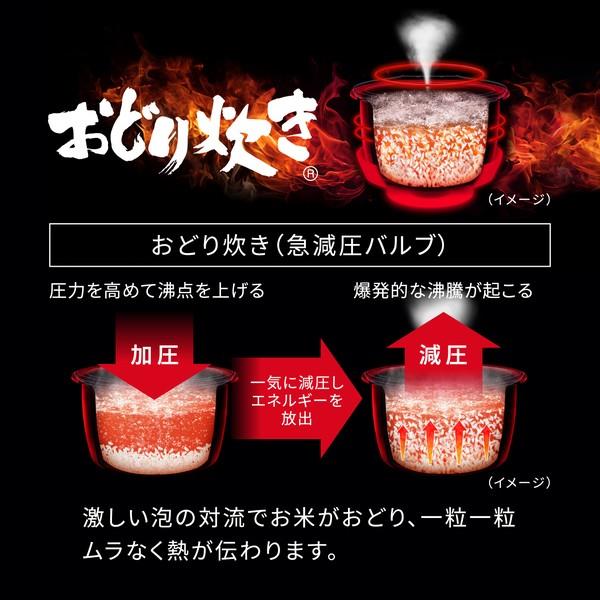 パナソニック 可変圧力IHジャー炊飯器[5.5合/ブラック] SR-N310E-K