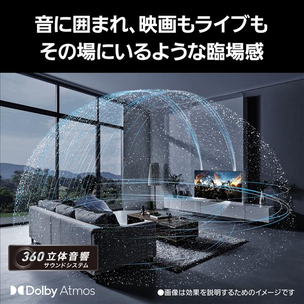 Panasonic 4K液晶テレビ 65V型/miniLED/FireTV/転倒防止スタンド/立体