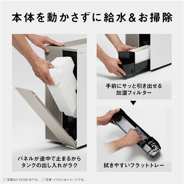 Panasonic Panasonic 加湿空気清浄機【適用畳数:空清18畳・加湿18畳
