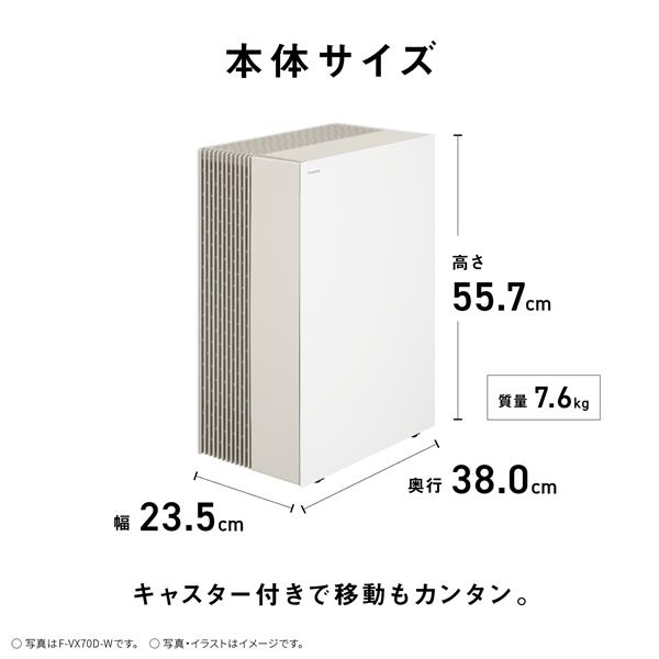 Panasonic Panasonic 加湿空気清浄機【適用畳数:空清18畳・加湿18畳