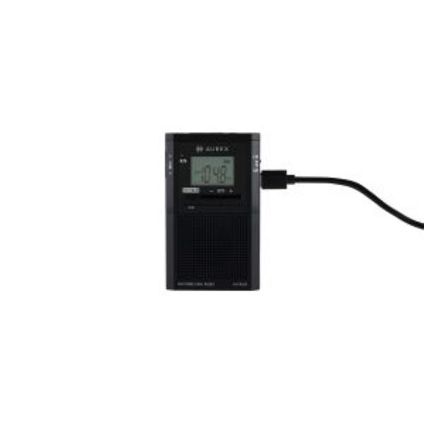 AUREX LEDライト付ポケットラジオ AX-PRU60-K | ノジマオンライン