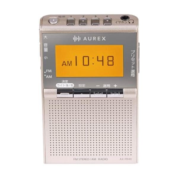 TOSHIBA LEDライト付きポケットラジオ AX-PR40-N | ノジマオンライン