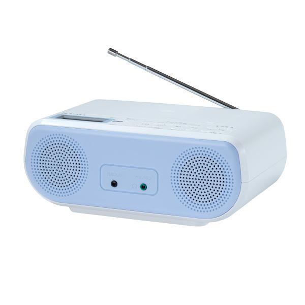 TOSHIBA CDラジオ AUREX ブルー AX-CR30-L | ノジマオンライン