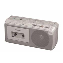 TOSHIBA コンパクトラジカセ TOSHIBA ラジカセ グレー ワイドFM対応 TYXKR1 | ノジマオンライン
