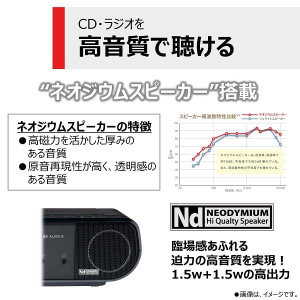 TOSHIBA CDラジオ ブラック TY-ANC1-K | ノジマオンライン