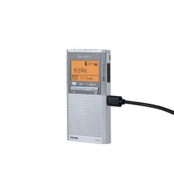 TOSHIBA FM/AMラジオ TY-SCR70 TOSHIBA LEDライト付きポケットラジオ TY-SCR70-S | ノジマオンライン