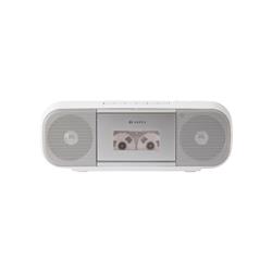 東芝 AUREX リモコン付 ステレオCDラジカセ TY-CDH9-S AUREX CDラジカセ【リモコンつき/高音質/ホワイト】 TY-CDH9-S