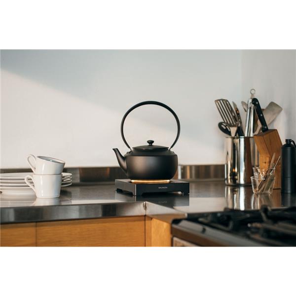 バルミューダMoonKettle 電気ケトル ブラック最終価格 バルミューダ、やかんのようなデザインの電気ケトル「MoonKettle