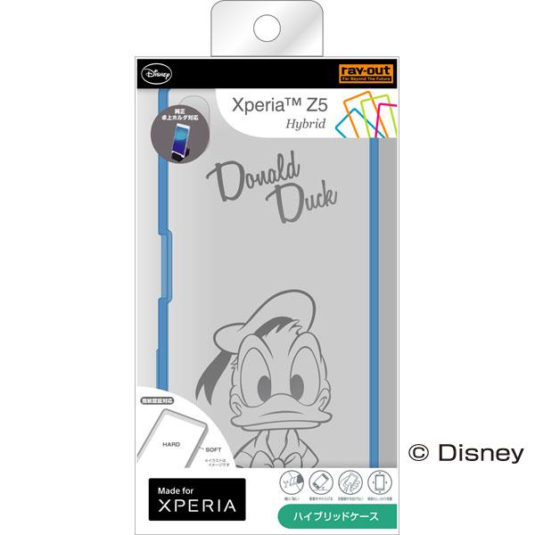 Rayout Rt Rdxph1u Dd Xperia 激安通販の Z5 ドナルド ディズニーハイブリッドケース