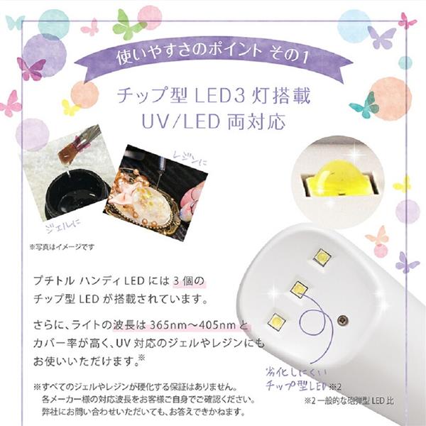 ビューティフルエンジェル プチトル ハンディLED【ジェルネイル用UV