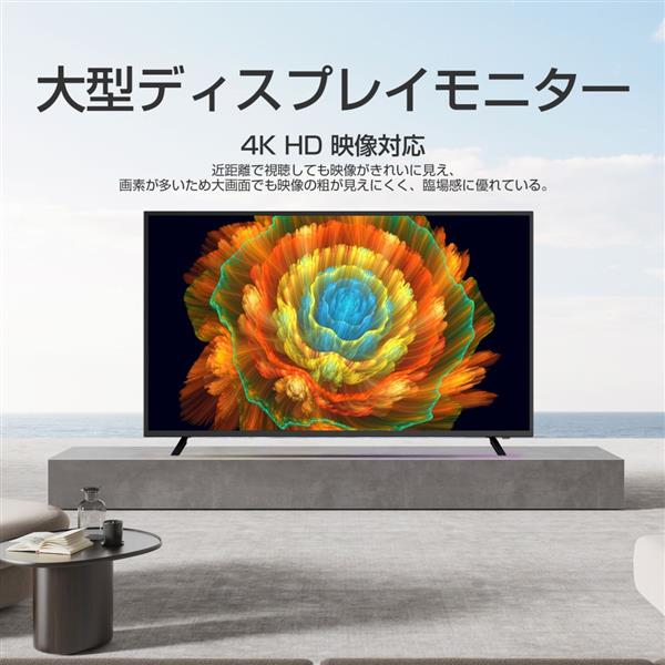 WIS 50インチ 大型画面モニター[4K/高音質/デジタルサイネージ/HDR] AS