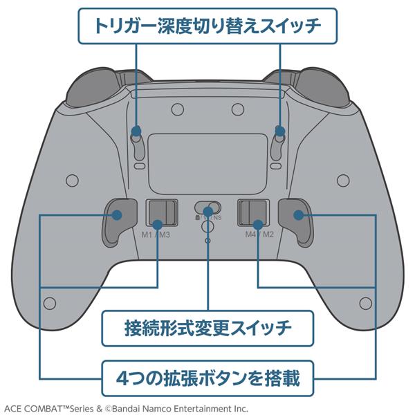 ACE COMBAT ゲーミングコントローラーPRO | ノジマオンライン