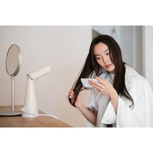 PAUZ スタンディングドライヤー PHD-A1T-W ヘアドライヤー ホワイト PAUZスタンディングドライヤー（型番：PHD-A1T-W・色：クリーム