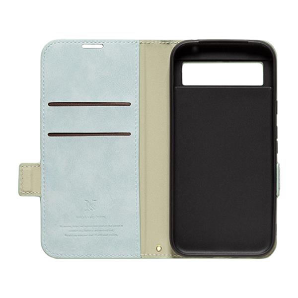 NATURAL design Google Pixel 8a 手帳型ケース STYLE NATURAL ブルー
