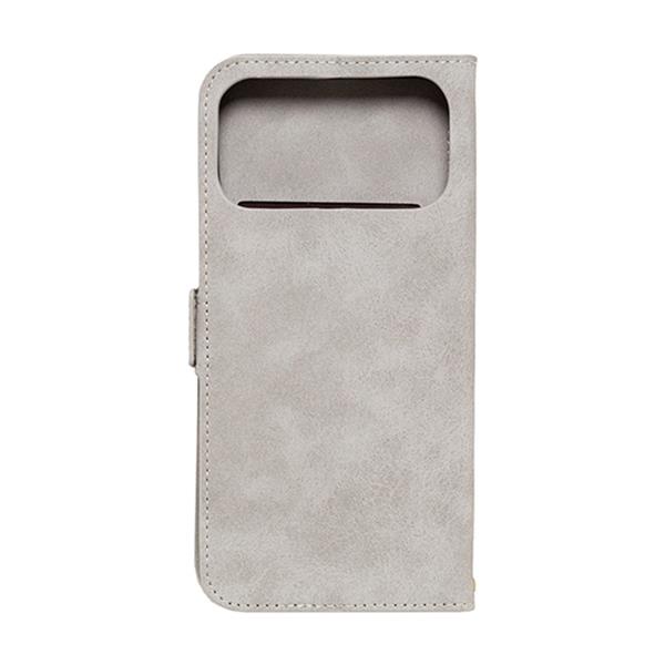 NATURAL design iPhone17 Pro Max 手帳型ケース STYLE NATURAL グレー