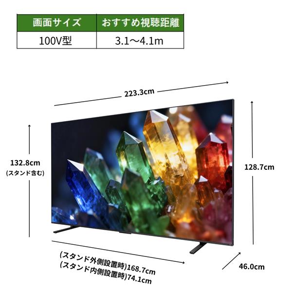REGZA RGB Mini LED液晶テレビ/4Kテレビ/100インチ ☆大型配送対象商品