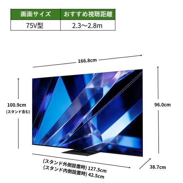 REGZA 4K液晶テレビ 75V型/miniLED/ネット専売モデル ☆一部地域見積