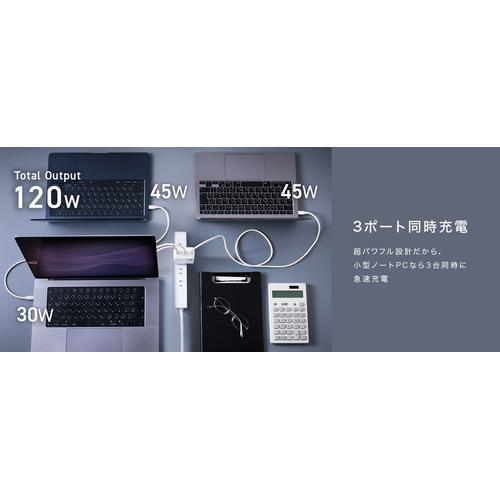 CIO Novaport TRIOII 140W ホワイト(第2世代) CIO-G140W3C-N2-WH