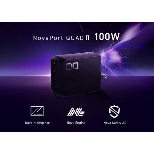 CIO Novaport QUADII 100W3C1A ブラック(第2世代) CIO-G100W3C1A-N2-BK
