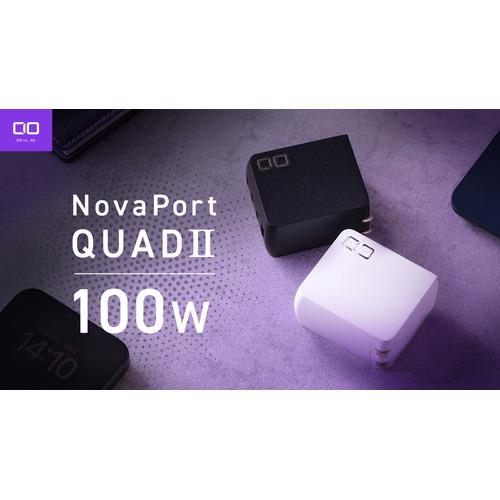 CIO Novaport QUADII 100W3C1A ブラック(第2世代) CIO-G100W3C1A-N2-BK