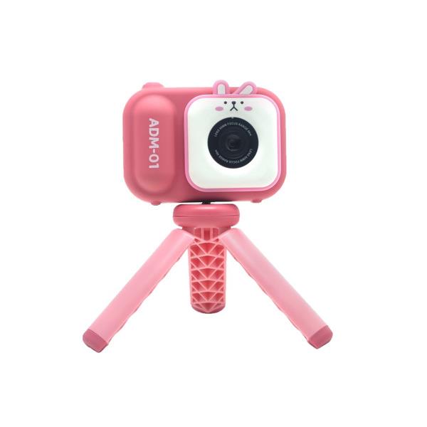 デジタルカメラ NITNGL CINNOTOWN Kids Camera キッズカメラ ピンク 三脚付き 自撮り棒