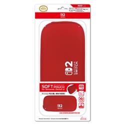 【Switch2】 ソフトポーチ for Nintendo Switch2 レッド
