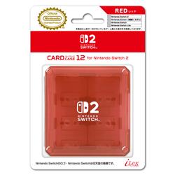 【Switch2】 カードケース12 for Nintendo Switch2 レッド