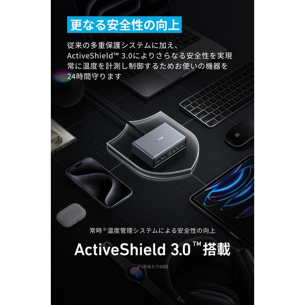 Anker Anker Prime Charger ［200W/ 6 Ports/GaN] A2683N41 | ノジマ