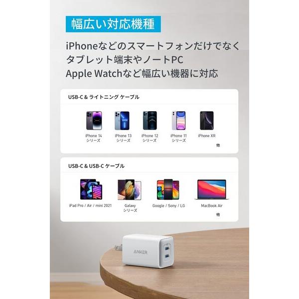 Anker 523 Charger Nano 3［47W/ホワイト] A2039N21 | ノジマオンライン
