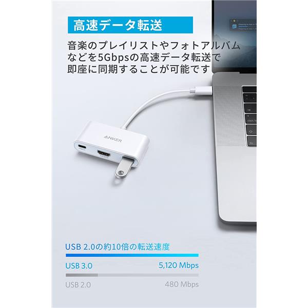Anker Anker PowerExpand 3-in-1 USB-C ハブ A8339N21 | ノジマオンライン