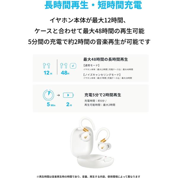 Anker A3968Z21 イヤホン Soundcore Sport X20 ホワイト